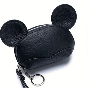 Mickey Mouse Genuine Leather Wristlet